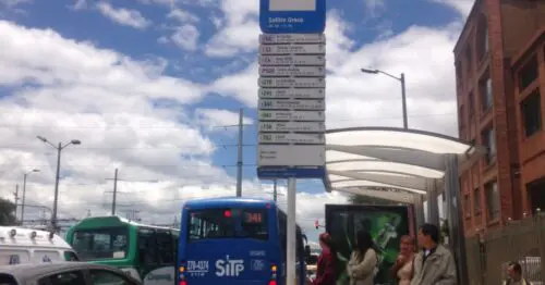 PARADERO SITP BARRIO SALITRE GRECO  116A05